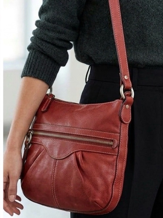 Fossil Handbags - Fossil Leather Crossbody Bag